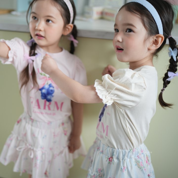 Neneru - Korean Baby Fashion - #babyoutfit - Floral Skirt - 7