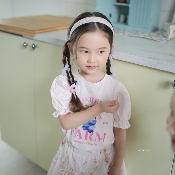 Neneru - Korean Baby Fashion - #babyoutfit - Blueberry Tee - 5