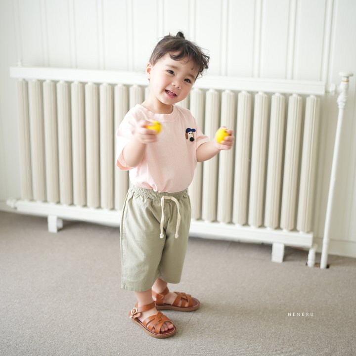 Neneru - Korean Baby Fashion - #babyoutfit - Kong Embroidery Tee - 10