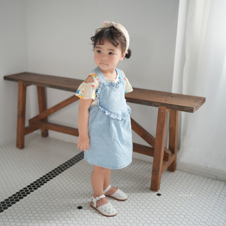 Neneru - Korean Baby Fashion - #babyoutfit - Heart Overalls - 7