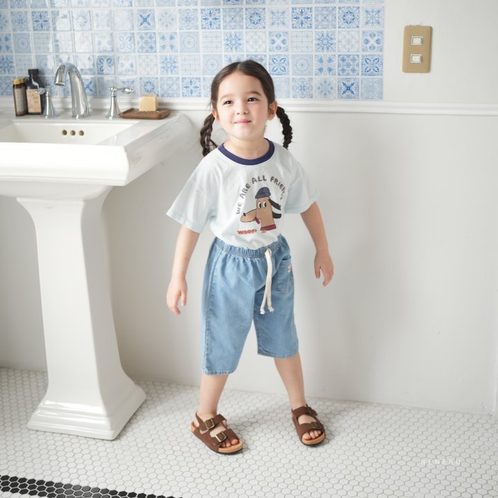 Neneru - Korean Baby Fashion - #babyoutfit - Kids Dog Tee - 5