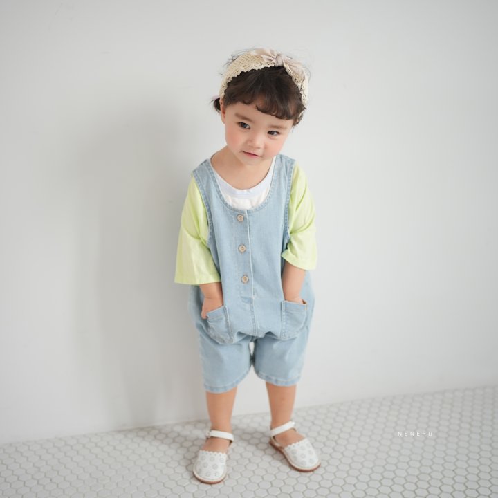 Neneru - Korean Baby Fashion - #babywear - Nunu Denim Overalls