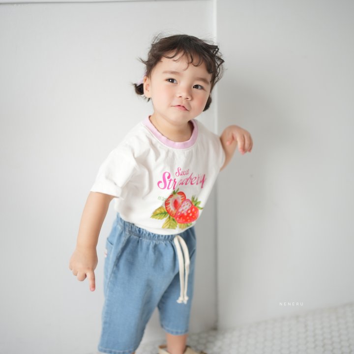 Neneru - Korean Baby Fashion - #babywear - Strawberry Tee - 3