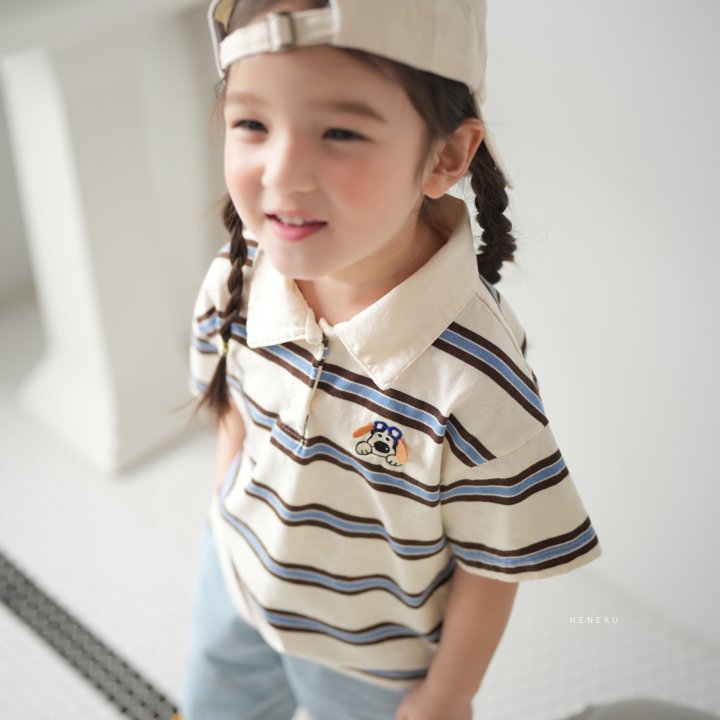 Neneru - Korean Baby Fashion - #babywear - Mason Collar Tee