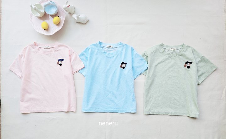 Neneru - Korean Baby Fashion - #babywear - Kong Embroidery Tee - 12