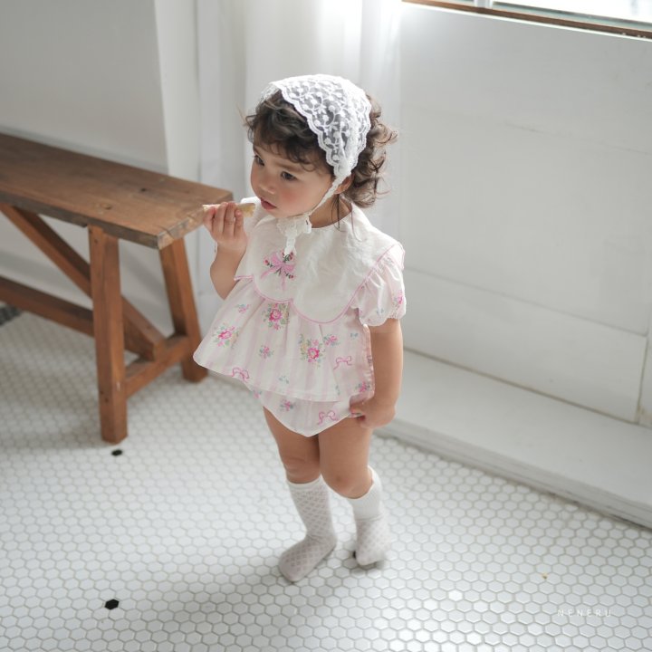 Neneru - Korean Baby Fashion - #onlinebabyboutique - Macaron Bloomer Set - 10