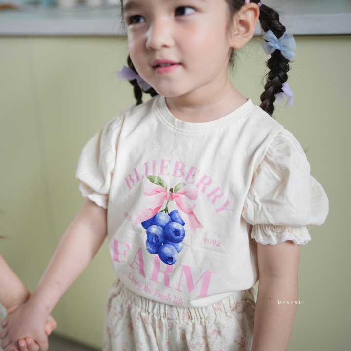 Neneru - Korean Baby Fashion - #onlinebabyboutique - Blueberry Tee - 8