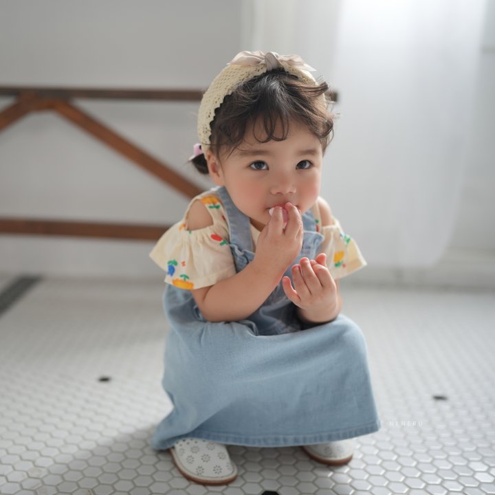 Neneru - Korean Baby Fashion - #onlinebabyboutique - Heart Overalls - 9