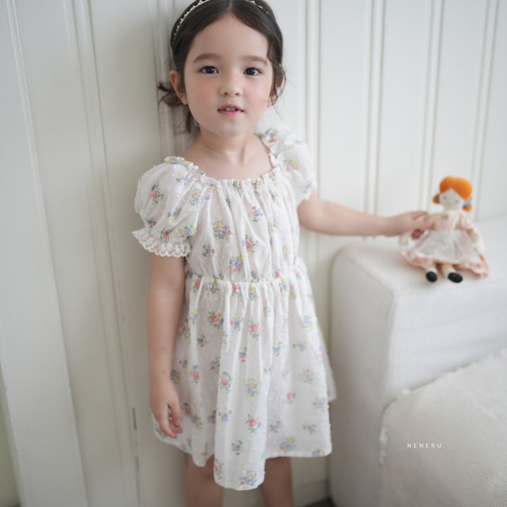 Neneru - Korean Baby Fashion - #onlinebabyshop - Sweet One-piece - 6