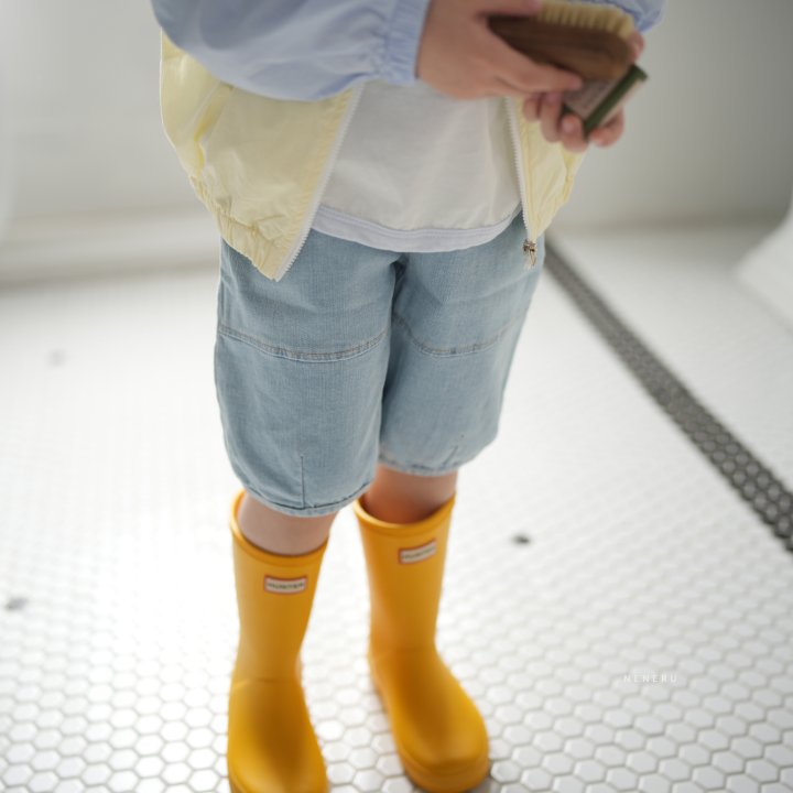 Neneru - Korean Baby Fashion - #onlinebabyshop - Dotori Denim Pants