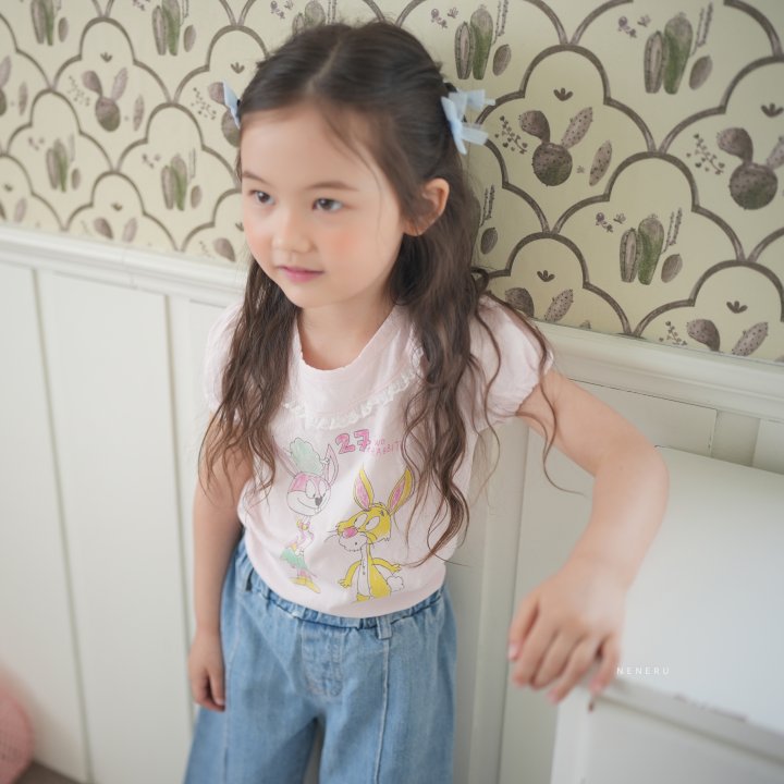 Neneru - Korean Baby Fashion - #onlinebabyboutique - Two Rabbit Tee - 4
