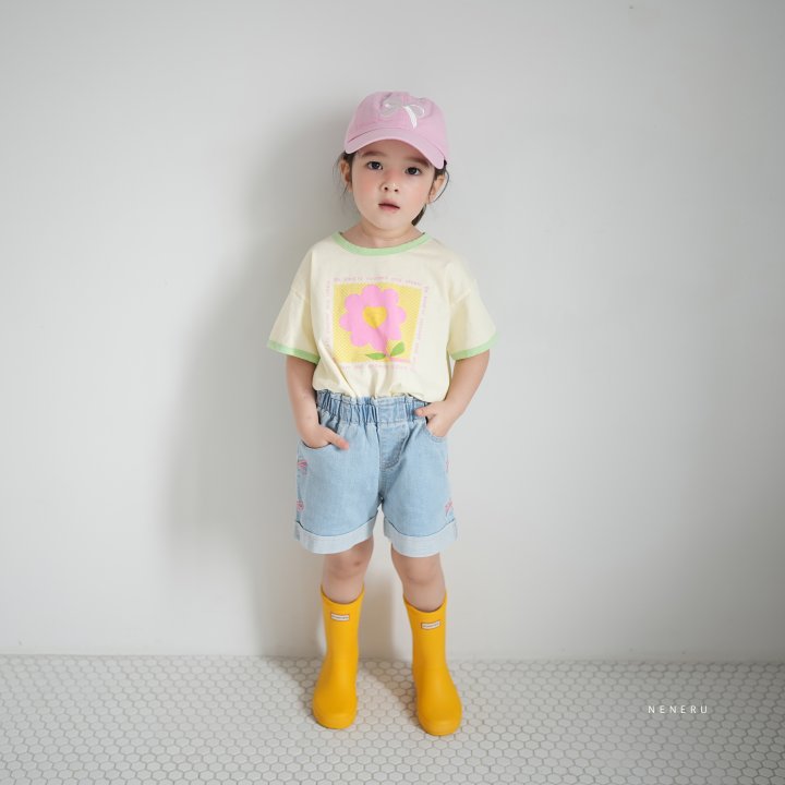 Neneru - Korean Baby Fashion - #smilingbaby - Heart Flower Tee - 7