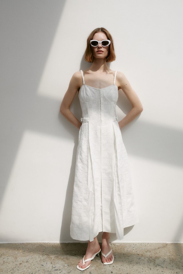 Neroli36 - Korean Women Fashion - #momslook - Pleats Lace Dress - 10