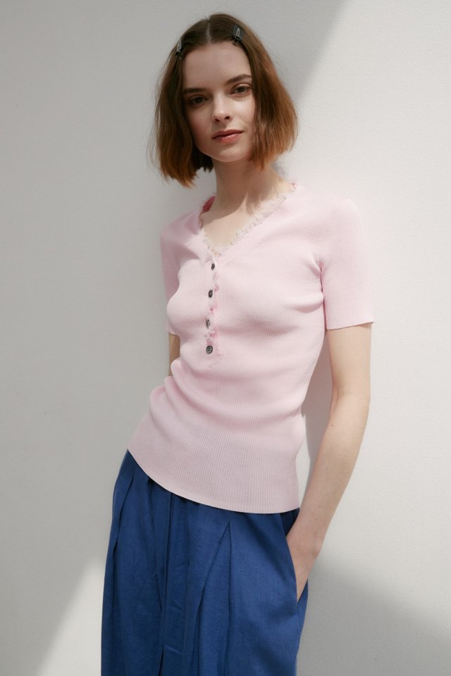 Neroli36 - Korean Women Fashion - #momslook - Tessel Ribbed Knit Sleeveless Top - 5