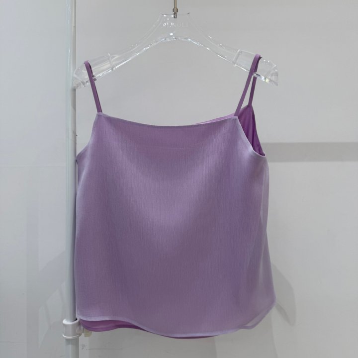 Neroli36 - Korean Women Fashion - #momslook - Pleats Double Sleeveless Top - 2