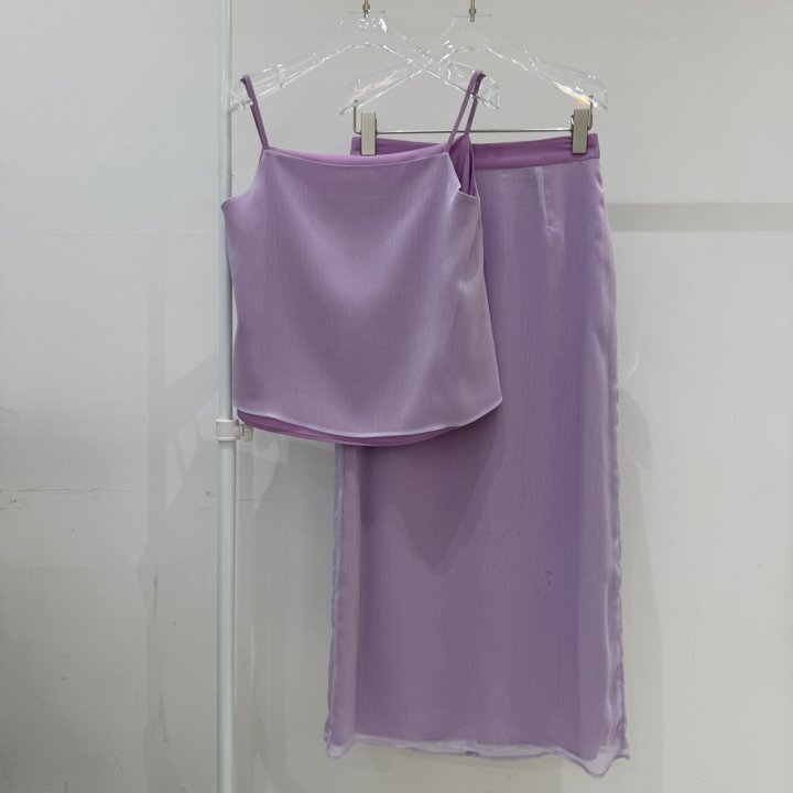 Neroli36 - Korean Women Fashion - #womensfashion - Pleats Double Sleeveless Top - 4