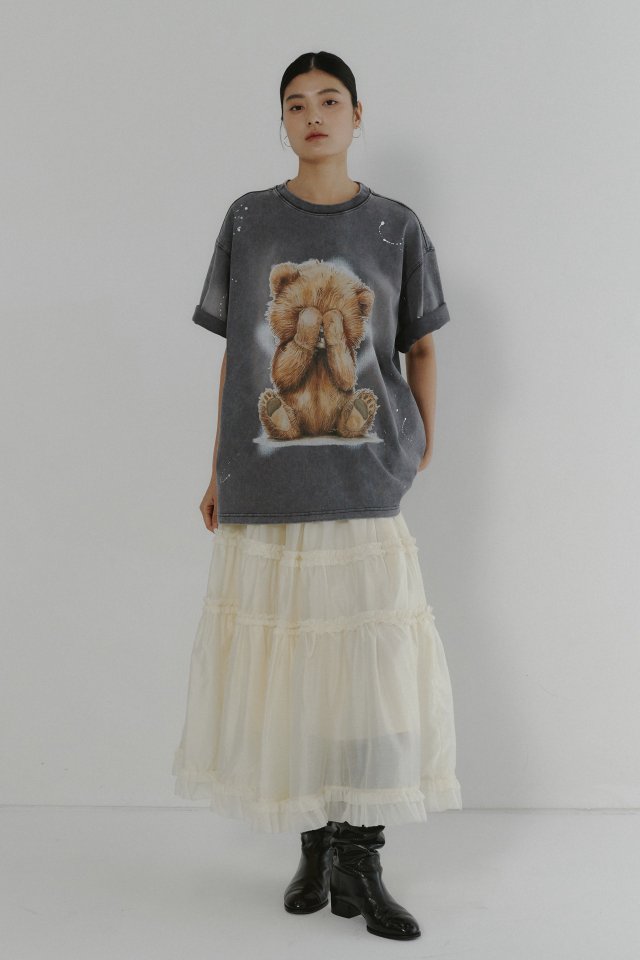 Neroli36 - Korean Women Fashion - #momslook - Embroidery Maxi Skirt - 6