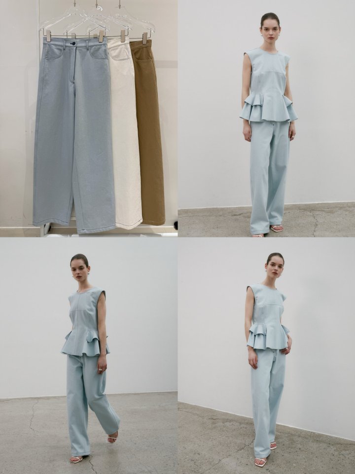 Neroli36 - Korean Women Fashion - #momslook - Touch Pants - 5