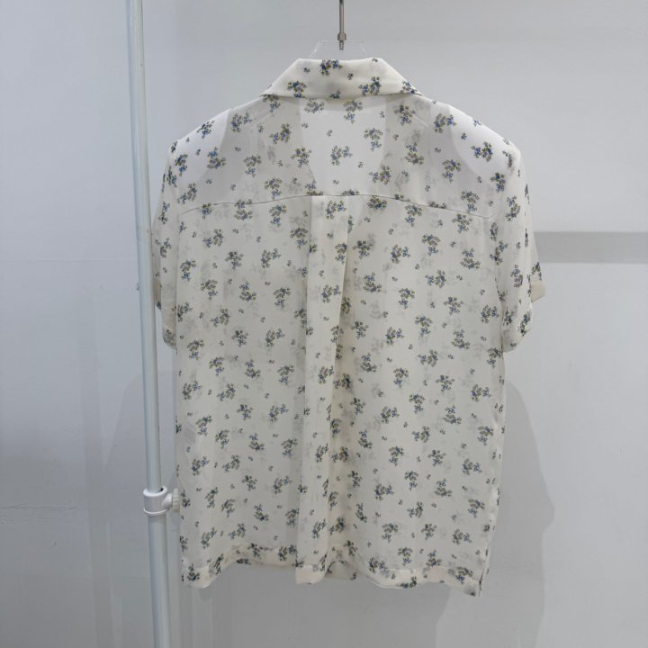Neroli36 - Korean Women Fashion - #momslook - Flower Padded Shirt - 3