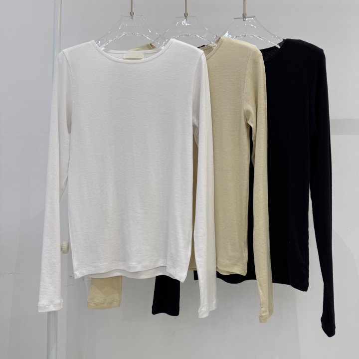 Neroli36 - Korean Women Fashion - #momslook - Slim Tee