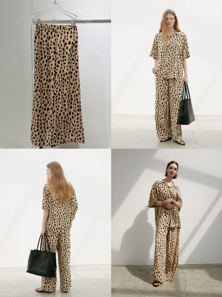 Neroli36 - Korean Women Fashion - #womensfashion - Leopard Banding Pants - 4