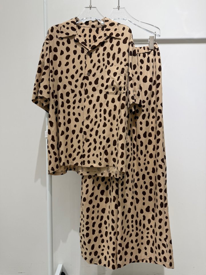 Neroli36 - Korean Women Fashion - #momslook - Leopard Print Shirt - 3