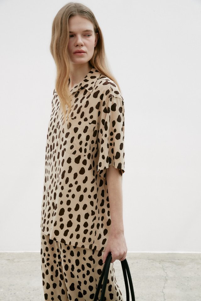 Neroli36 - Korean Women Fashion - #momslook - Leopard Print Shirt - 6