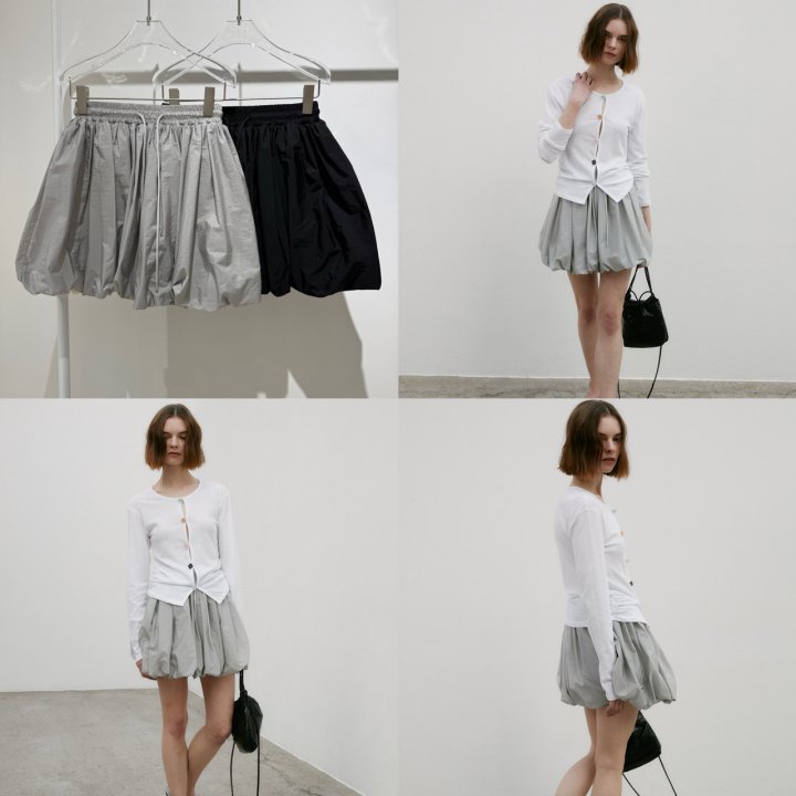 Neroli36 - Korean Women Fashion - #momslook - Balloon Skirt - 4