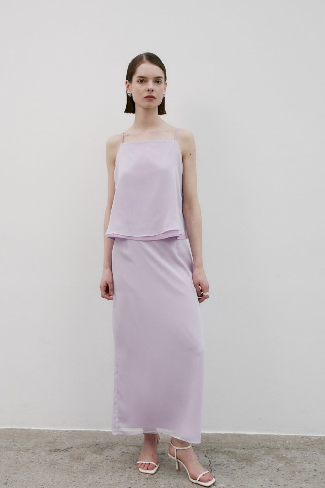 Neroli36 - Korean Women Fashion - #pursuepretty - Pleats Double Sleeveless Top - 12