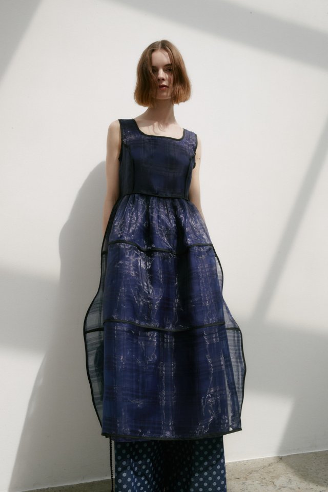 Neroli36 - Korean Women Fashion - #restrostyle - Check Dress - 9