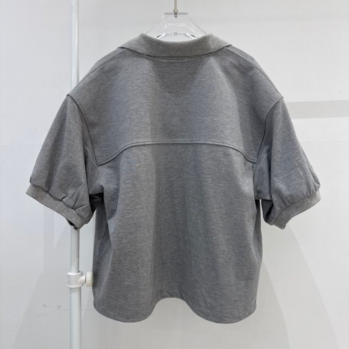 Neroli36 - Korean Women Fashion - #romanticstyle - PK Padded Tee - 3