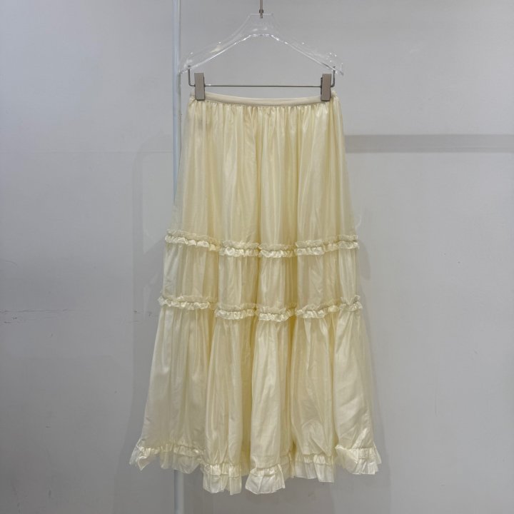 Neroli36 - Korean Women Fashion - #romanticstyle - Embroidery Maxi Skirt - 2