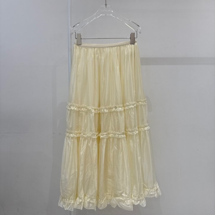 Neroli36 - Korean Women Fashion - #shopsmall - Embroidery Maxi Skirt - 3
