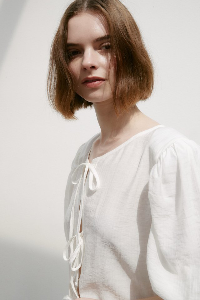 Neroli36 - Korean Women Fashion - #thatsdarling - Salt Blouse - 11