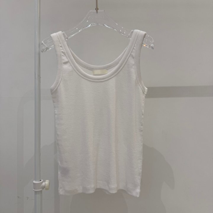 Neroli36 - Korean Women Fashion - #thatsdarling - Return Ribbed Sleeveless Top - 2