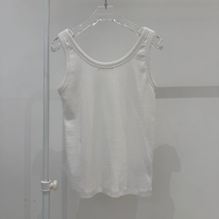 Neroli36 - Korean Women Fashion - #thelittlethings - Return Ribbed Sleeveless Top - 3