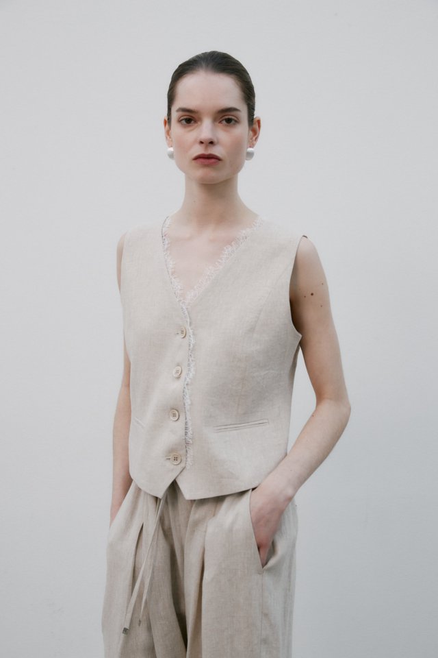 Neroli36 - Korean Women Fashion - #vintageinspired - Linen Pleats Pants - 9