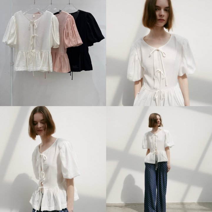 Neroli36 - Korean Women Fashion - #momslook - Salt Blouse - 4