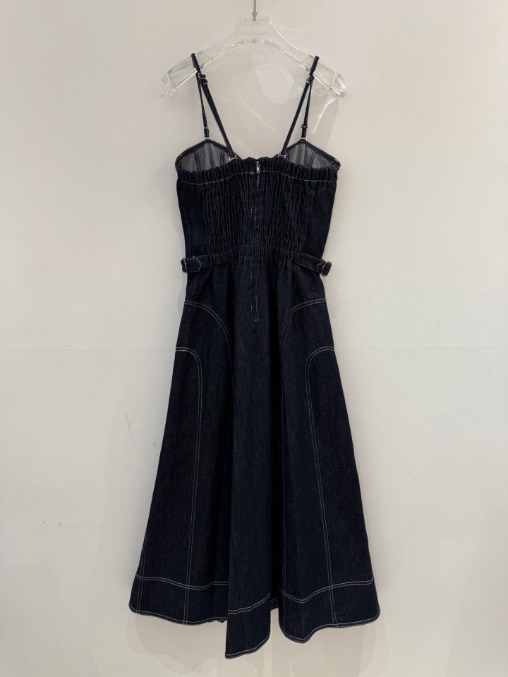 Neroli36 - Korean Women Fashion - #womensfashion - Pleats Denim One-piece - 2