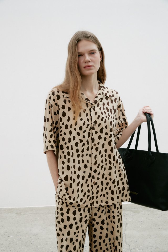 Neroli36 - Korean Women Fashion - #womensfashion - Leopard Print Shirt - 8