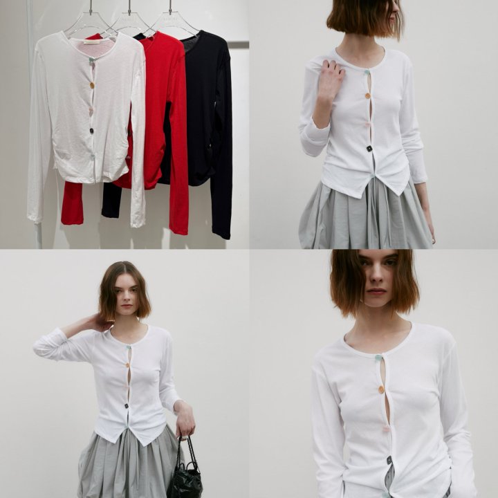 Neroli36 - Korean Women Fashion - #momslook - Jewelry Tee - 4