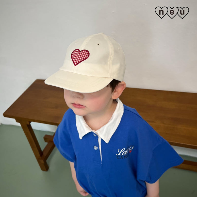 Neu - Korean Baby Fashion - #babyboutique - Check Ball Cap - 6