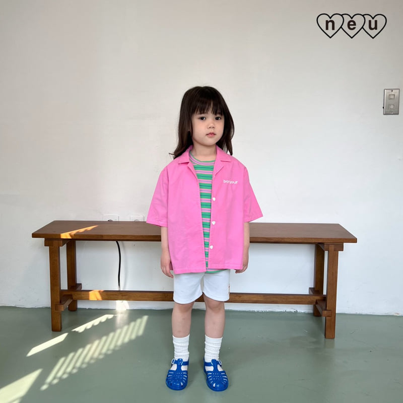 Neu - Korean Baby Fashion - #babyboutique - Bonjour Shirt - 2