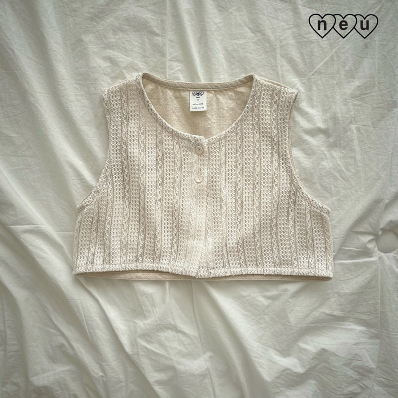 Neu - Korean Baby Fashion - #babyboutiqueclothing - Crochet Vest - 9