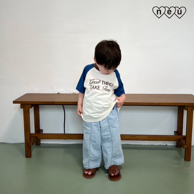 Neu - Korean Baby Fashion - #babyfashion - H Denim Pants - 2