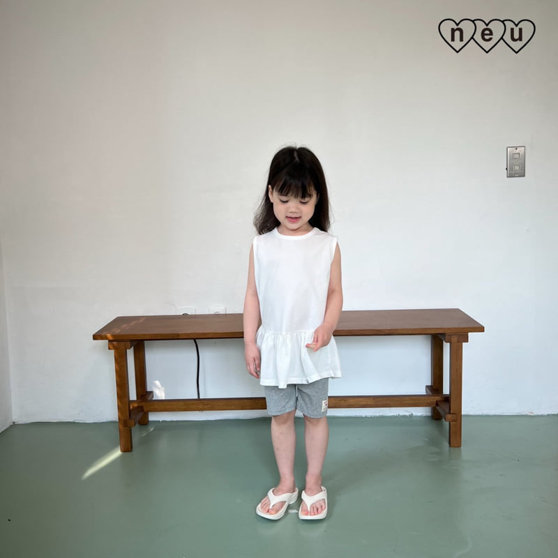 Neu - Korean Baby Fashion - #babyfashion - Frill Sleeveless - 3