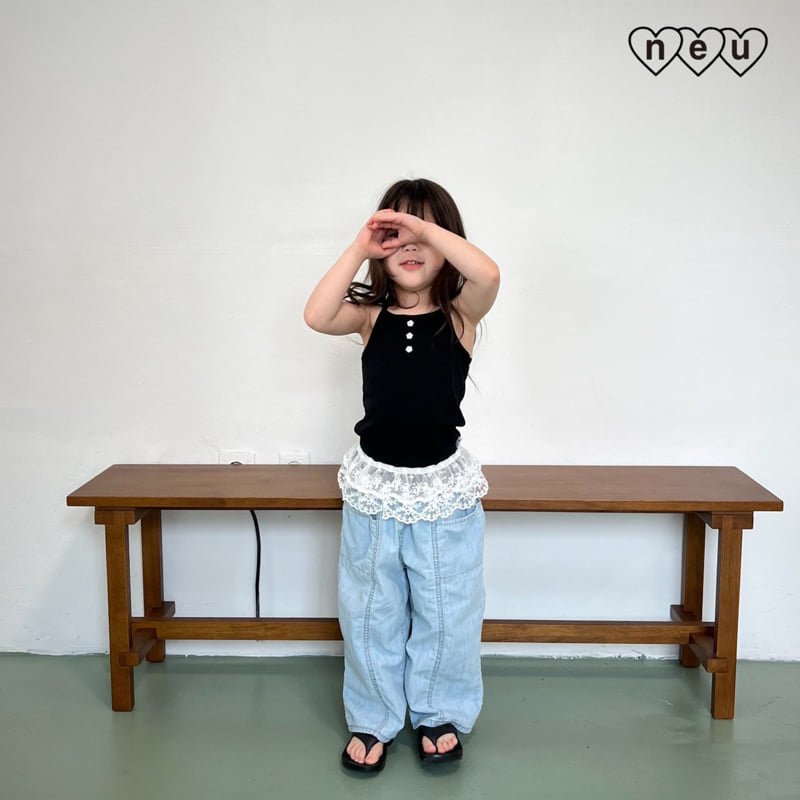 Neu - Korean Baby Fashion - #babyfever - H Denim Pants - 3
