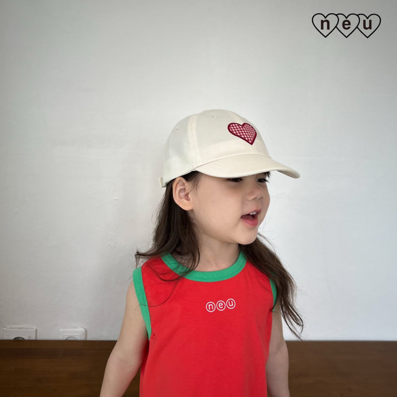Neu - Korean Baby Fashion - #babygirlfashion - Check Ball Cap - 12