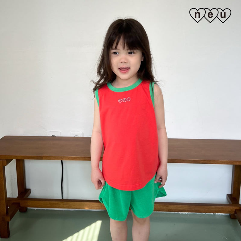 Neu - Korean Baby Fashion - #babyfever - Pappa Sleeveless - 4