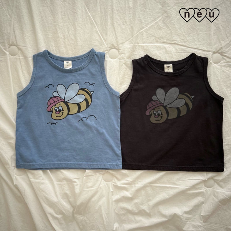 Neu - Korean Baby Fashion - #babygirlfashion - Bee Sleeveless
